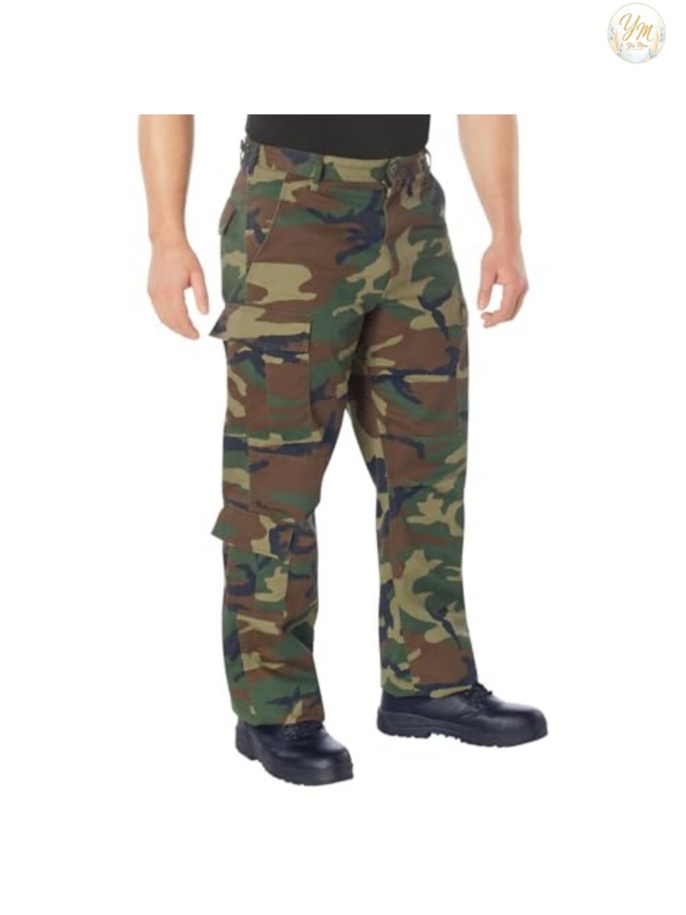 Vintage Paratrooper Cargo Fatigue Pants Cotton Blend 8 Pockets